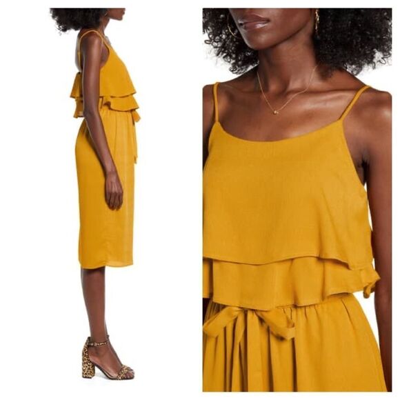 One Clothing Ruffle Sleeveless Crop Jumpsuit - Picture 8 of 12